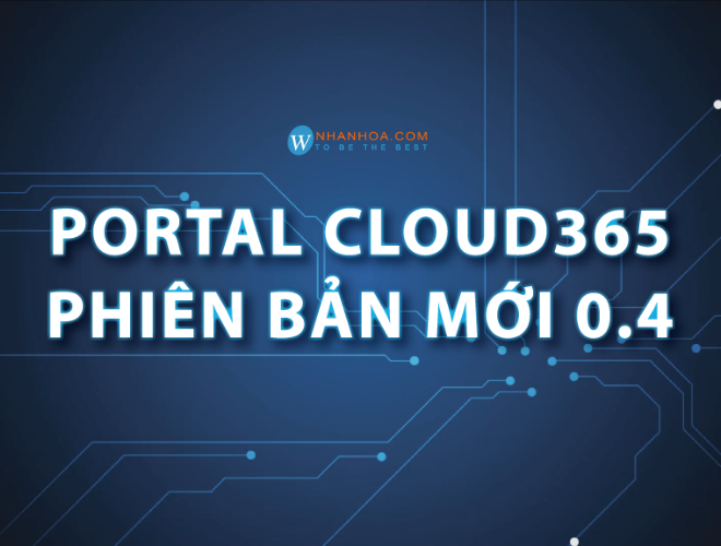 [Cloud365] Portal cho người dùng version 0.4