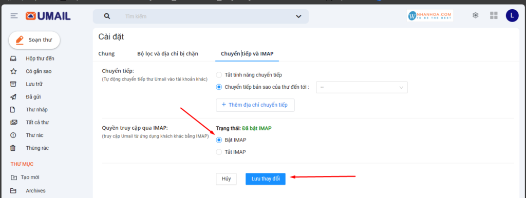 [Umail] Hướng dẫn chuyển dữ liệu từ Umail sang Kerio mailserver - Nhan ...