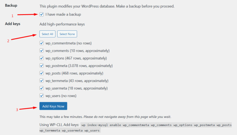 Sử dụng plugin Index WP MySQL để tăng tốc website wordpress - Nhan Hoa ...