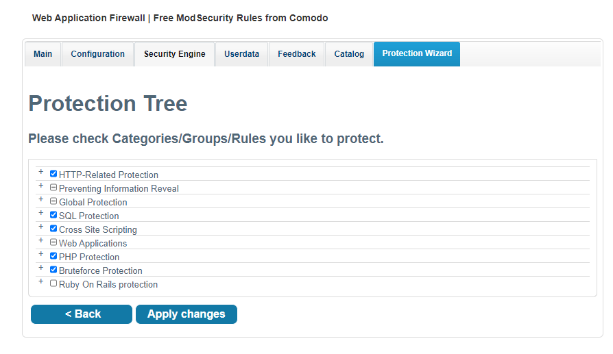 comodo waf config 2